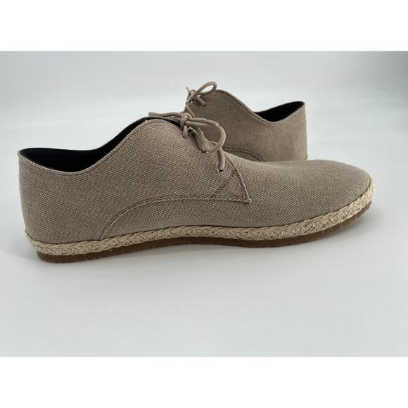 Patara Nomad Lace Up Casual Shoes Sz Men\'s 12 Tan Canvas Derby